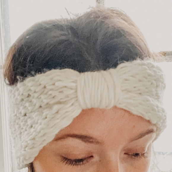 Handmade Knit Turban Headband - Picture 4 of 6